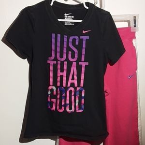 Nike Girls Tee and Sweat Pants